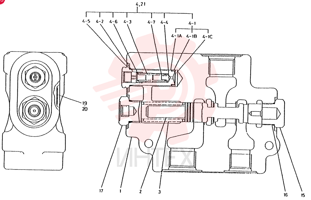 KIT DIA, CRAWLER EXC 2436U613F2