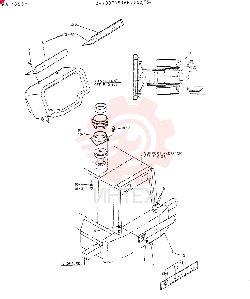 PACK, SNOW-PLOW, Serial Range: RA.1003-RA.1287
