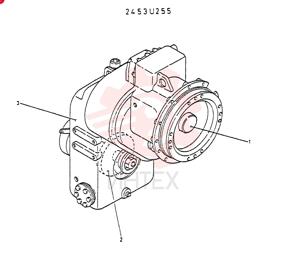 Схема (LK400) - WHEEL LOADER ASN RA1003 (1/03-12/03) 2453U255