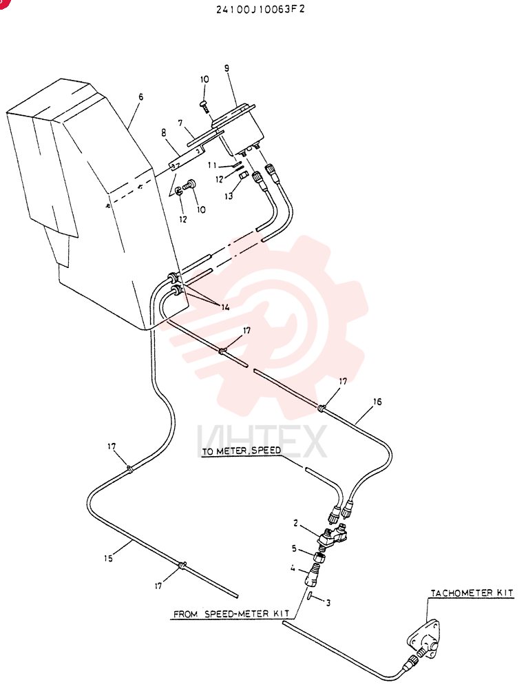 TACHOGRAPH ASSY, Start Serial: RA.1298