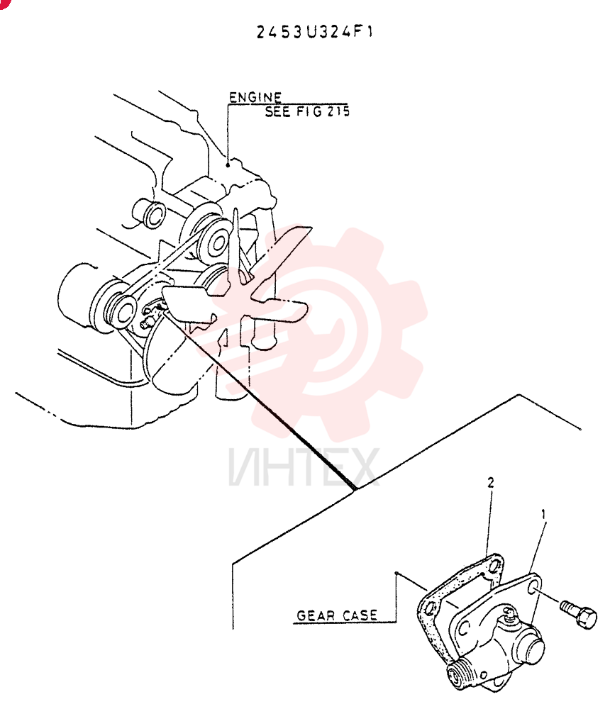 TACHOMETER 2453U324F1