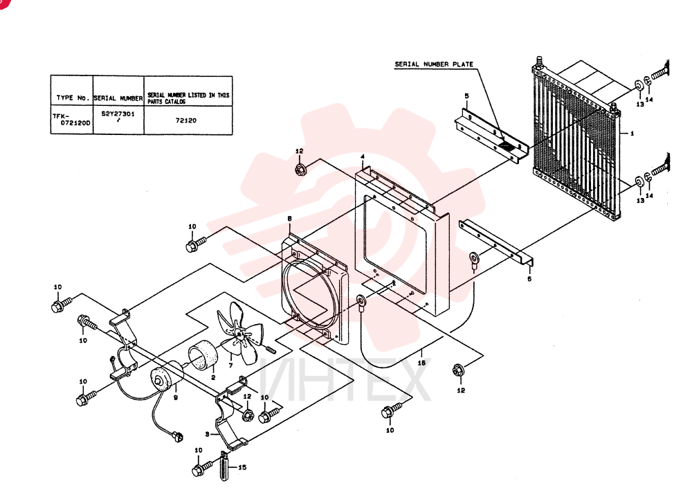 CONDENSER, Start Serial: 72120