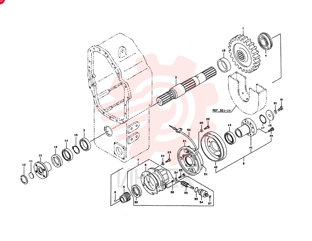 GEAR KL52301-00800