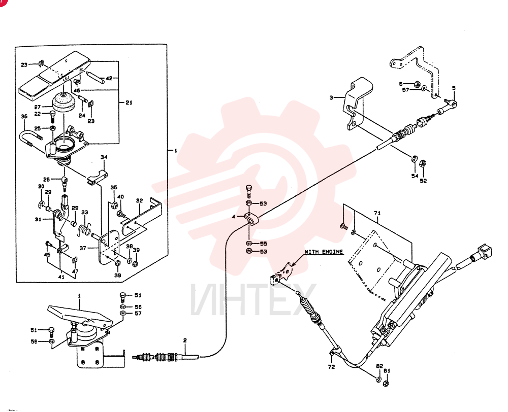 PEDAL KL43022-60010