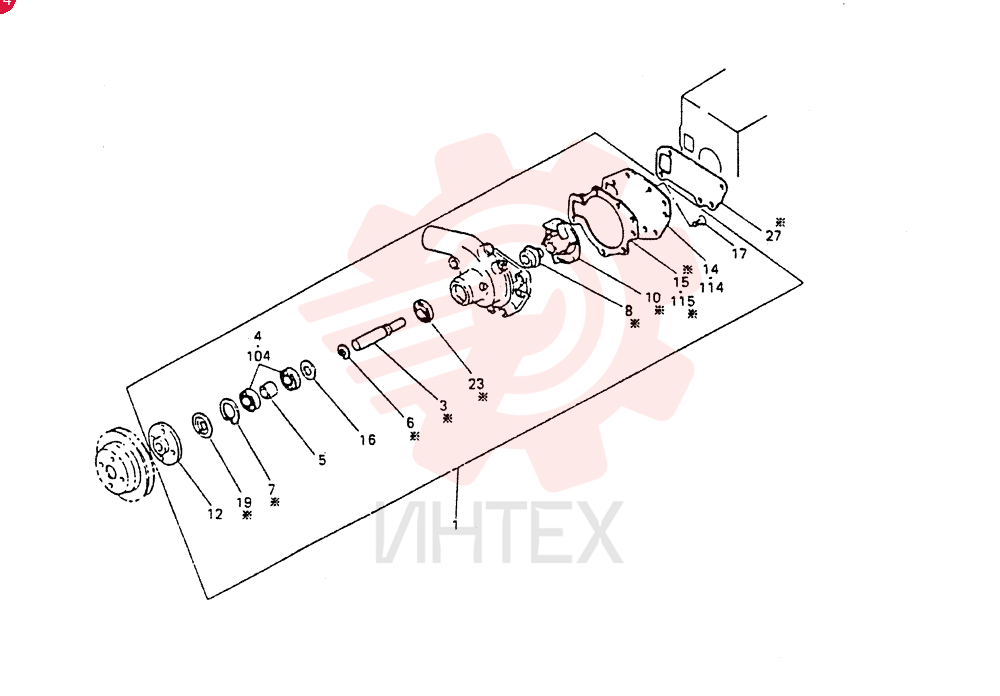 PUMP, WATER, Start Serial: 7901