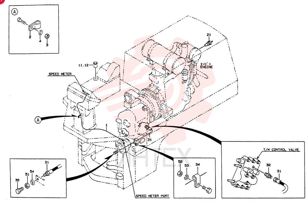 Схема (LK450) - MARK II WHEEL LOADER ASN RL04501 (1/93-12/06) KL73012-32100