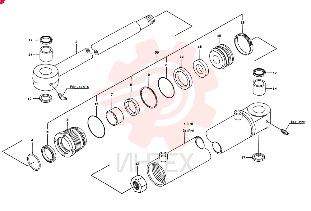 STEERING CYLINDER KL34820-90110 (2)