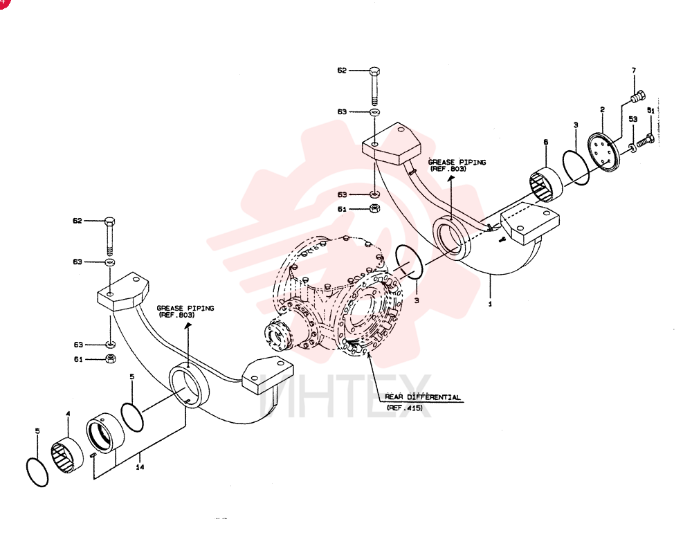 SUPP0RT.AXLE, Start Serial: 4501-