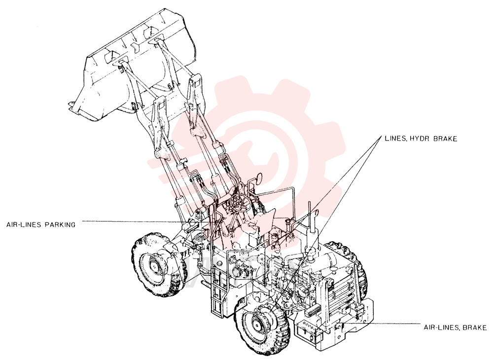 BRAKE GROUP, CONSISTS OF REF 4 TO 6