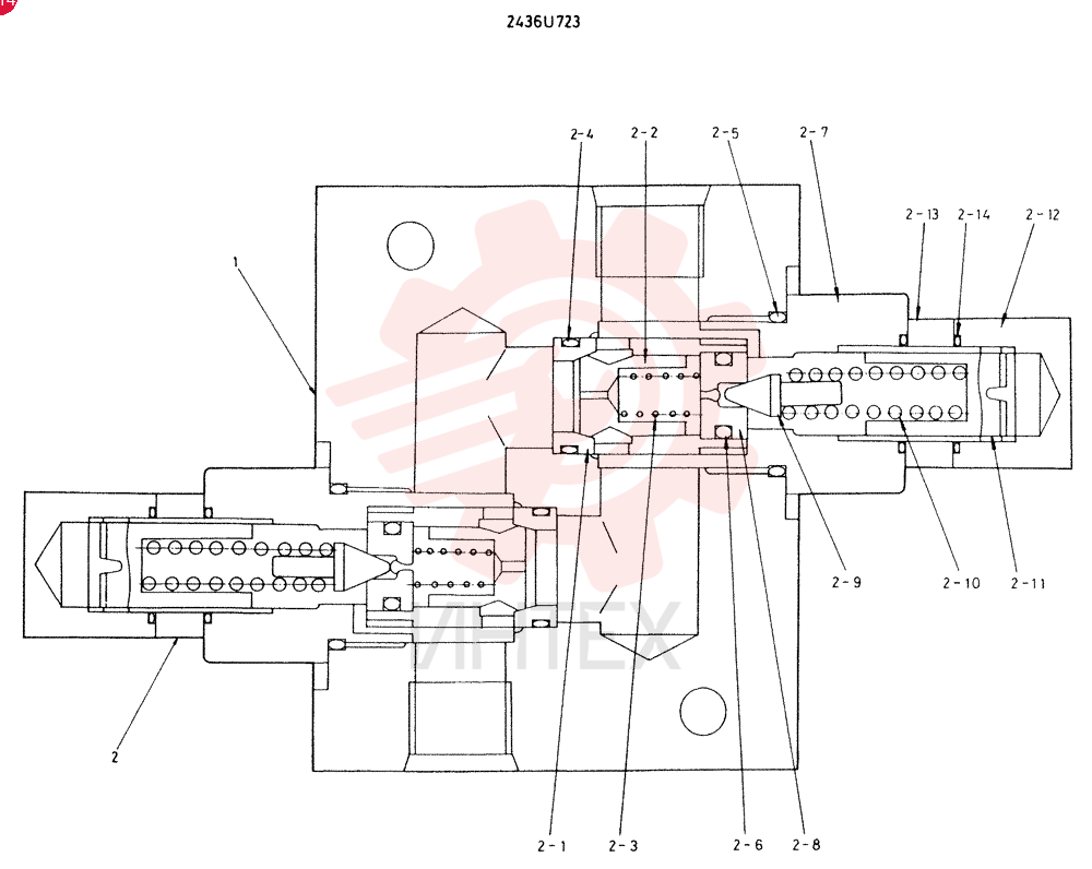 BRAKE VALVE 2436U723