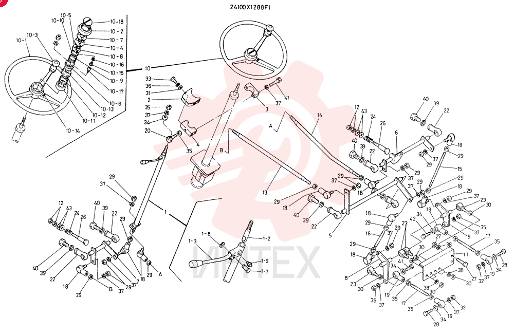 CONTROL GROUP, SHIFT, CONSISTS OF REF 1 TO 43