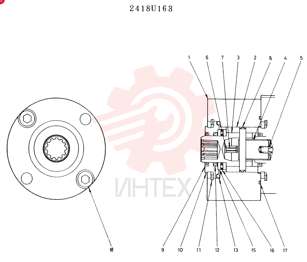 COUPLING 2418U163