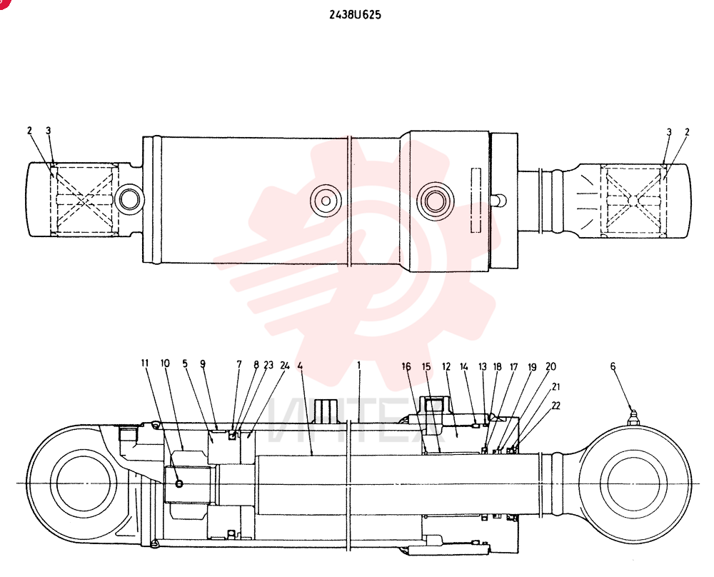 CYLINDER 2438U625