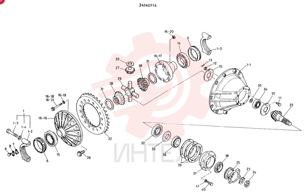 DIFFERENTIAL 2414U114