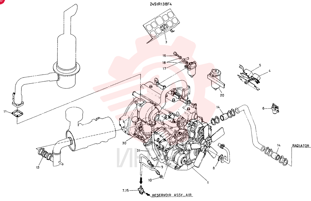 ENGINE 2451R138F4