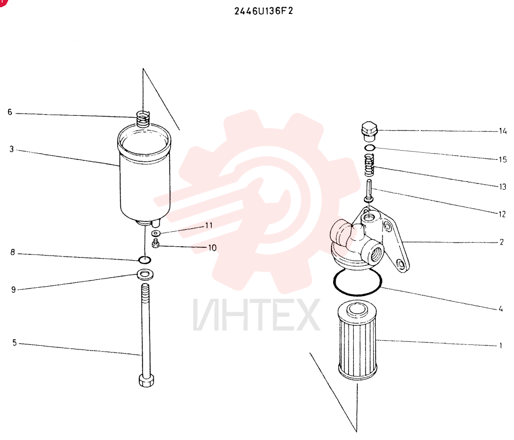 FILTER ASSY 2446U136F2