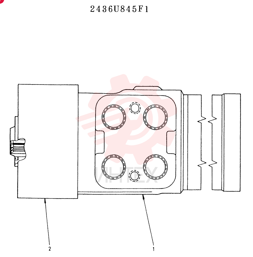 STEERING ASSY 2436U845F1