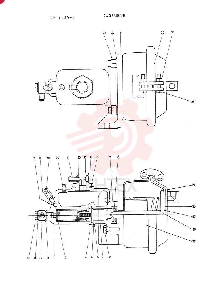BRAKE CYLINDER 2438U819 (1)