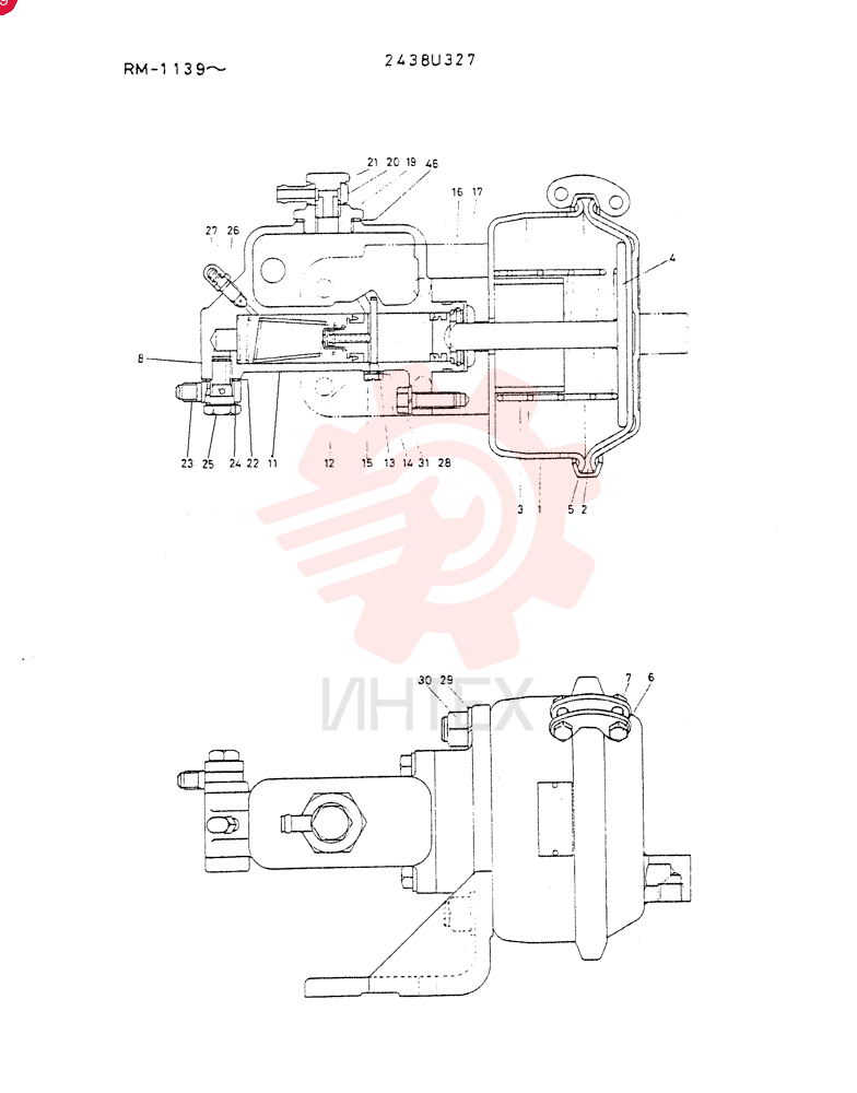BRAKE CYLINDER 2438U327 (1)