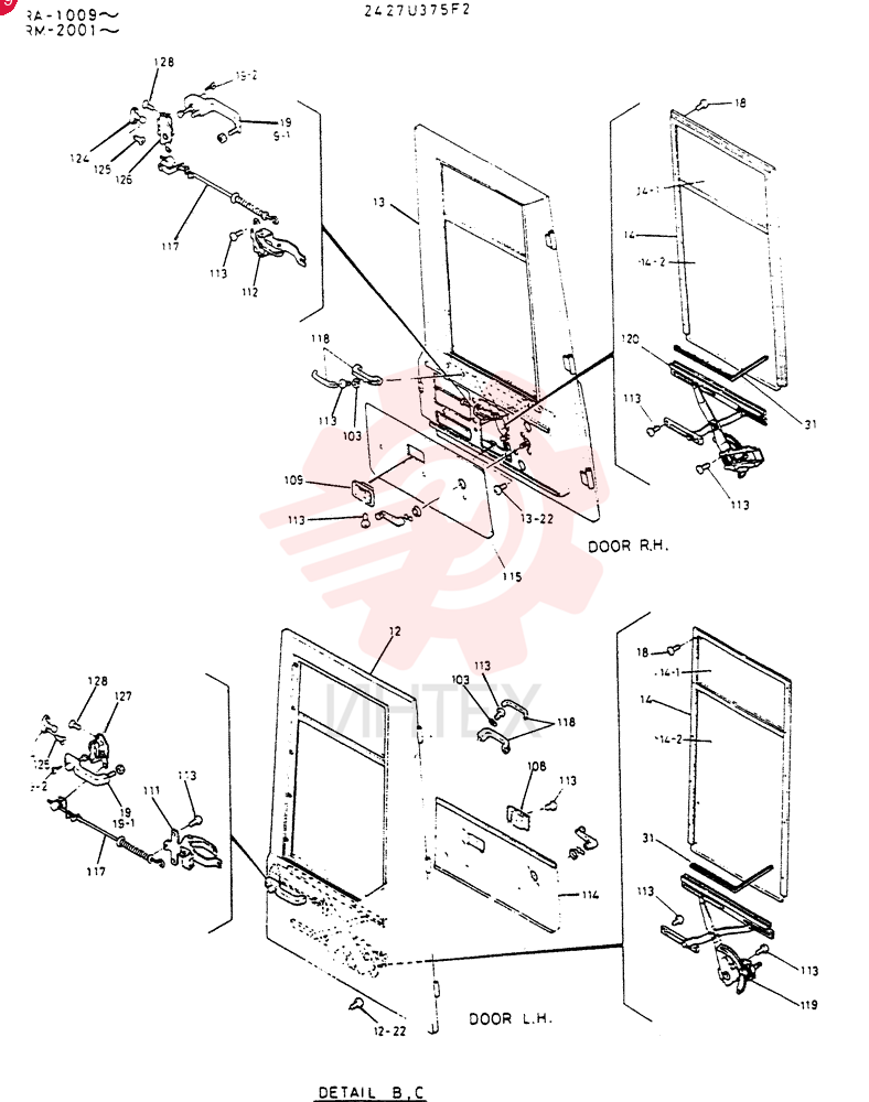 CAB   ASSY.   DELUX 2427U375F2 (3)