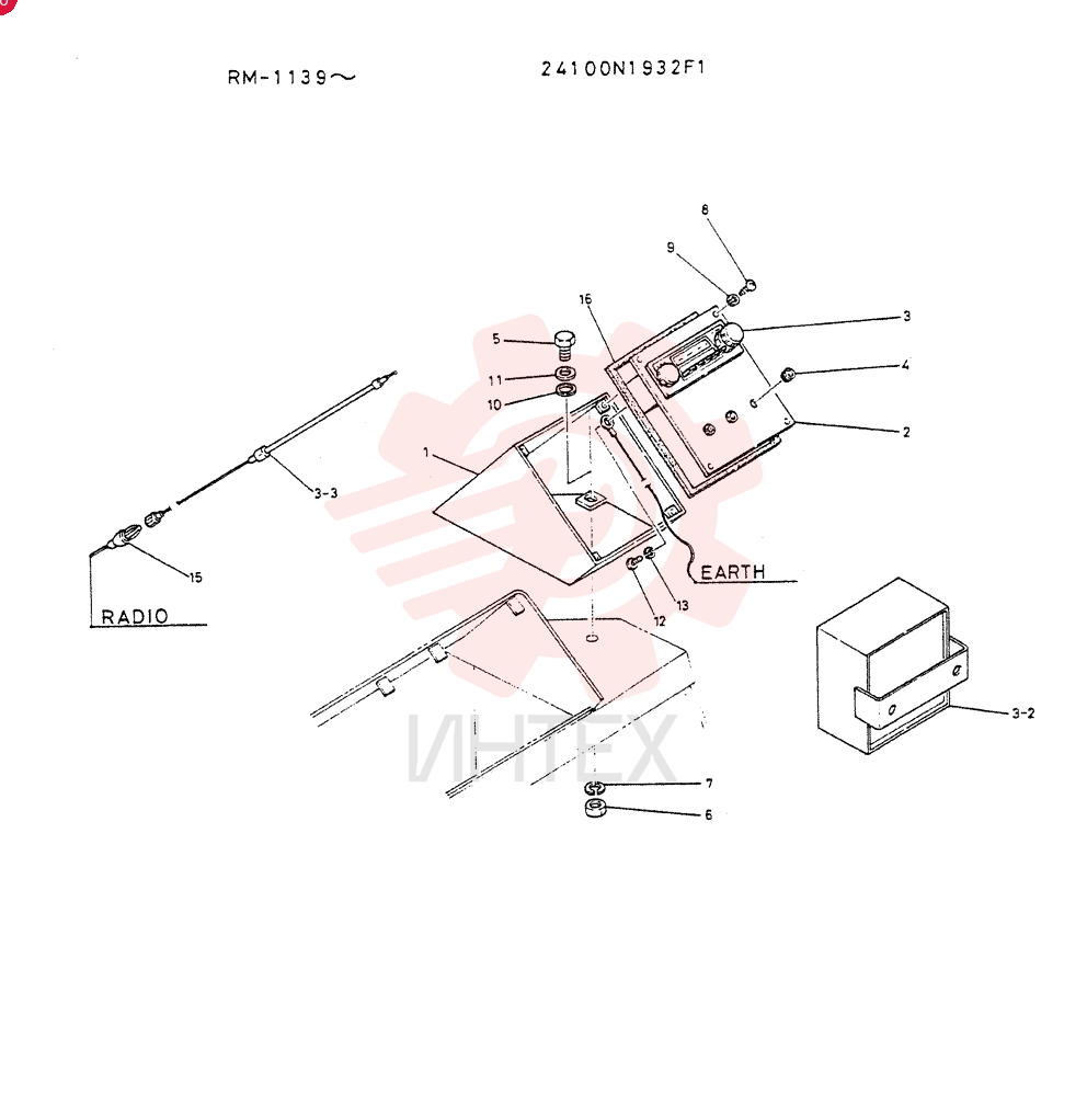 CAR-RADIO GROUP 24100N1932F1