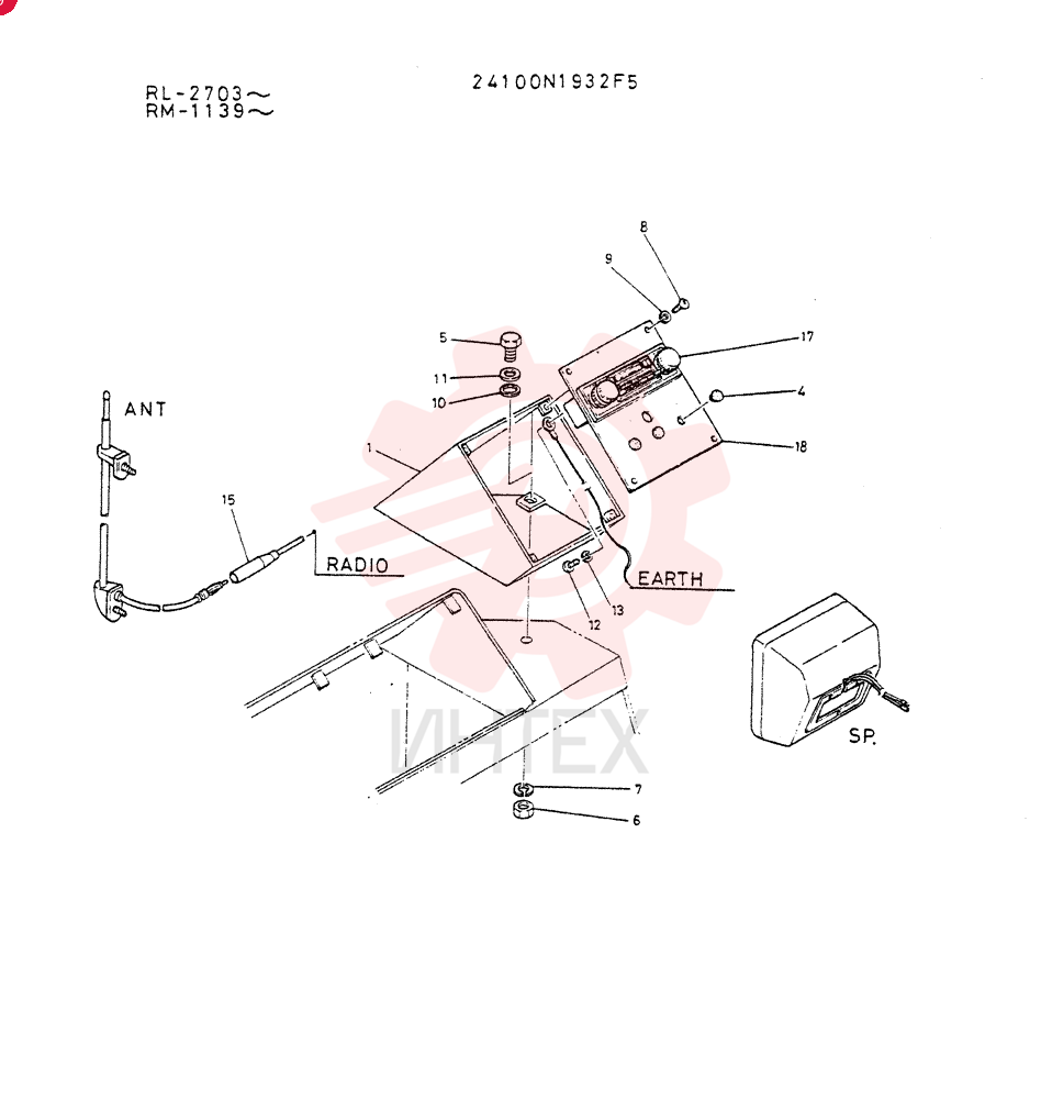 CAR-RADIO   GROUP 24100N1932F5