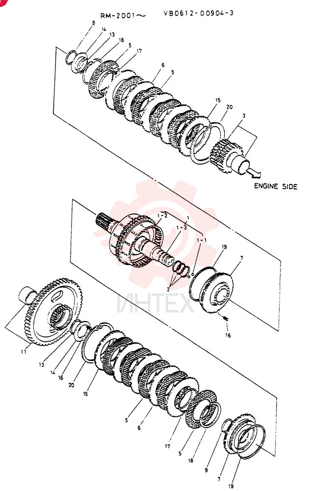 CLUTCH VB0612-00904-3