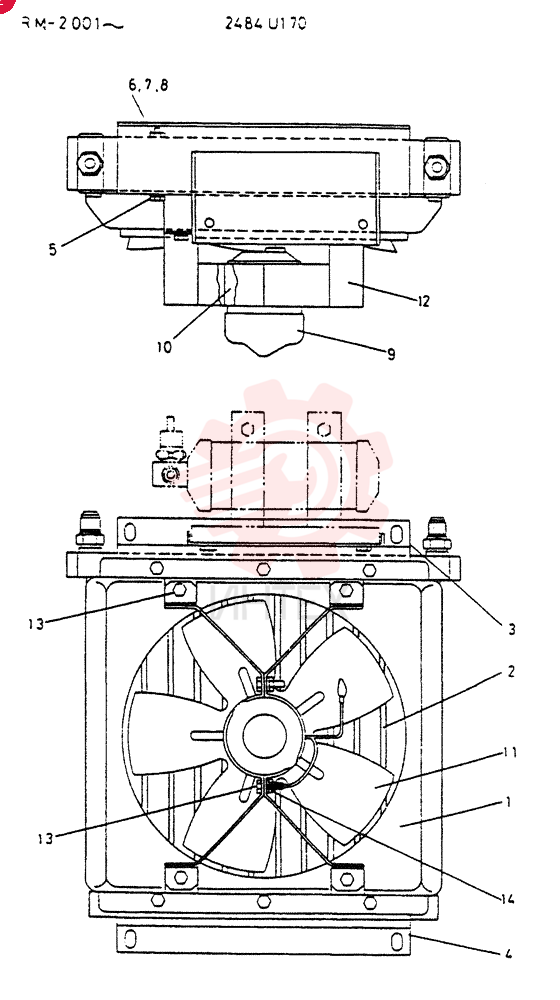 CONDENSER ASSY 2484U170