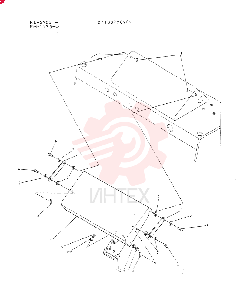 COVER 24100P767F1