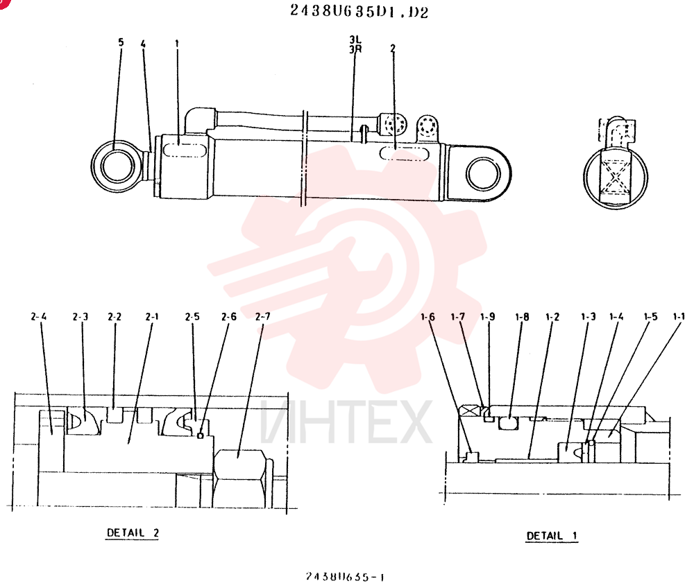 CYLINDER 2438U635D1