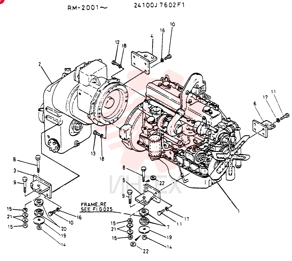ENGINE-MISSION  GROUP 241D0J7602F1