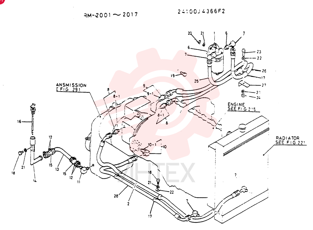 HYDR LINES  MISSION 2410CJ066F2