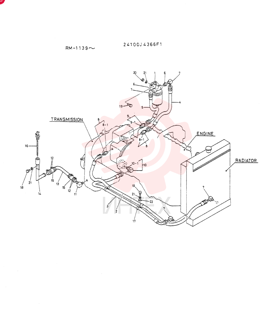 HYDR LINES,MISSION 24100J4366F1