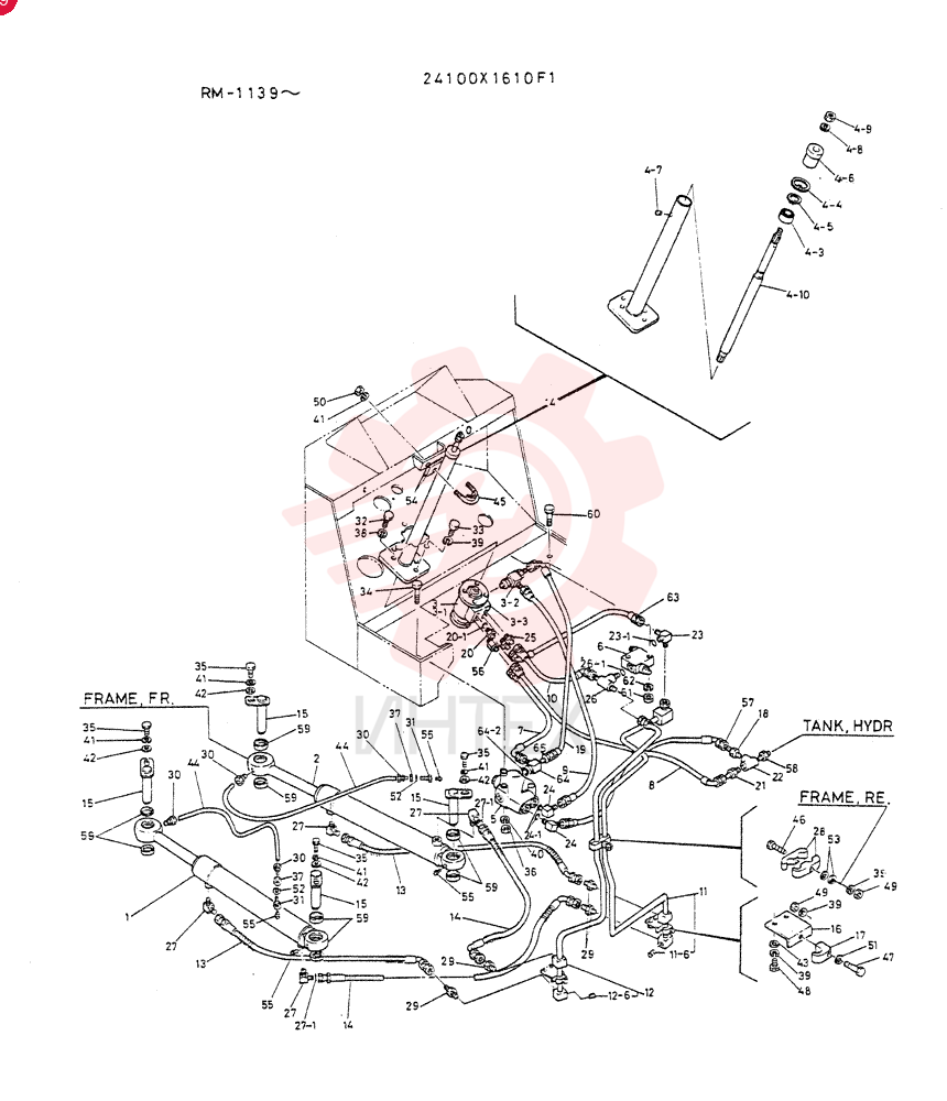 HYDR LINES, STEER 24100X1610F1