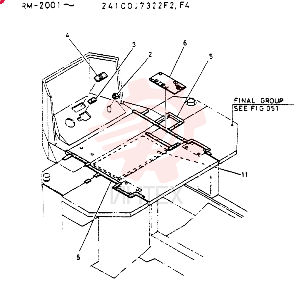 INSULATION, COOP, Serial Range: RM.2001-RM.2059