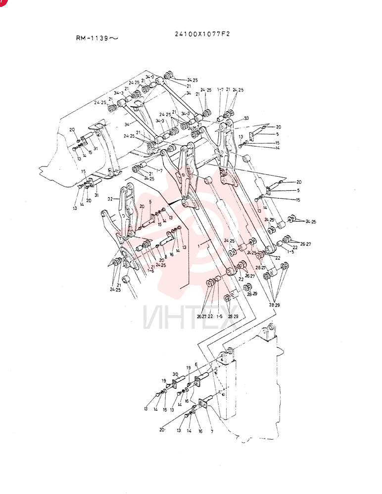 LINKAGE GROUP, BOOM 24100X1077F2