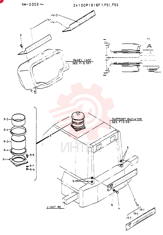 PACK, SNOW-PLOW, Serial Range: RM.2002-RM.2065