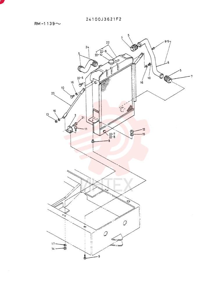 RADIATOR GROUP 24100J3621F2