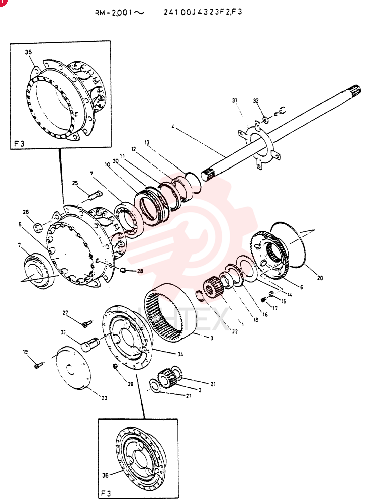 SHAFT 24100J4323F2