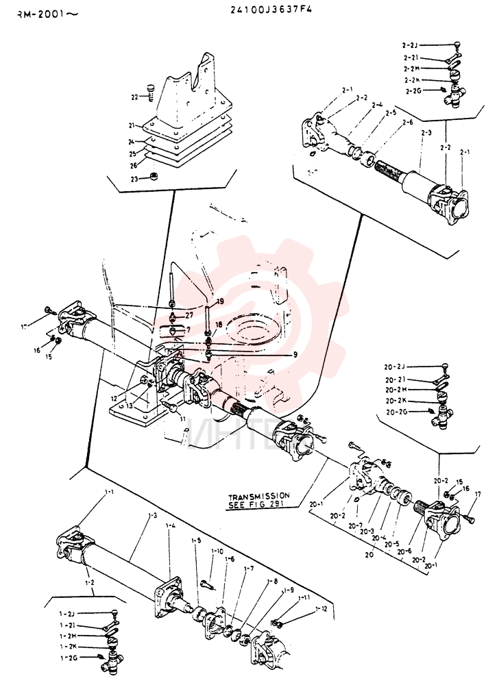 SHAFT GROUP, DRIVE 24100J3637F4