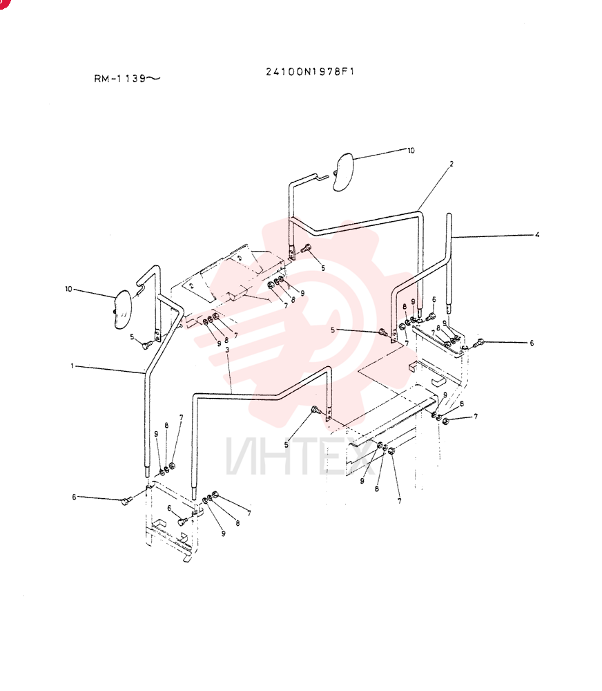 Схема (LK500) - WHEEL LOADER BTW RM1139 - RM2000 (1/03-12/03) 24100N1978F1