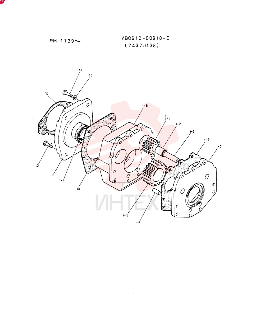 Схема (LK500) - WHEEL LOADER BTW RM1139 - RM2000 (1/03-12/03) VB0612-00910-0