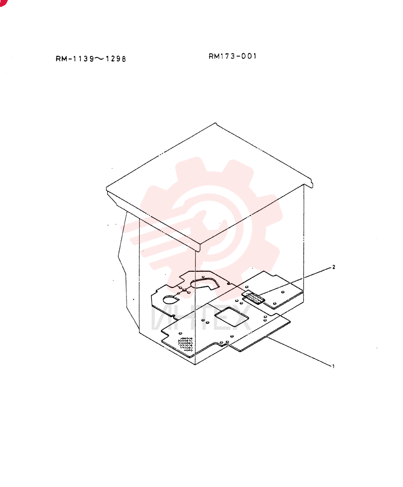 SOUND   SUPPRE.,   CAB RM173-001