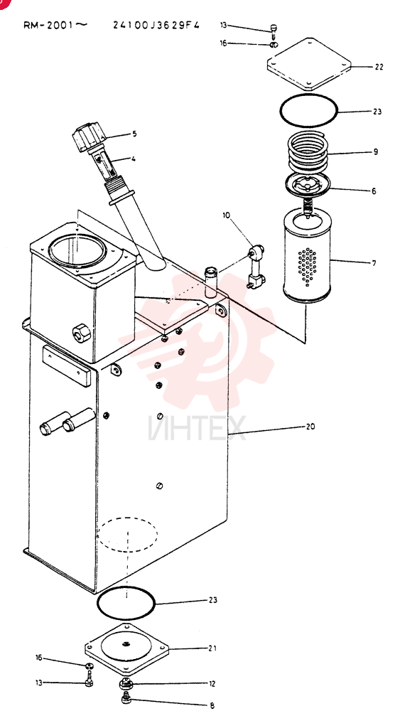 TANK ASSY,HYDR 24100J3679F4