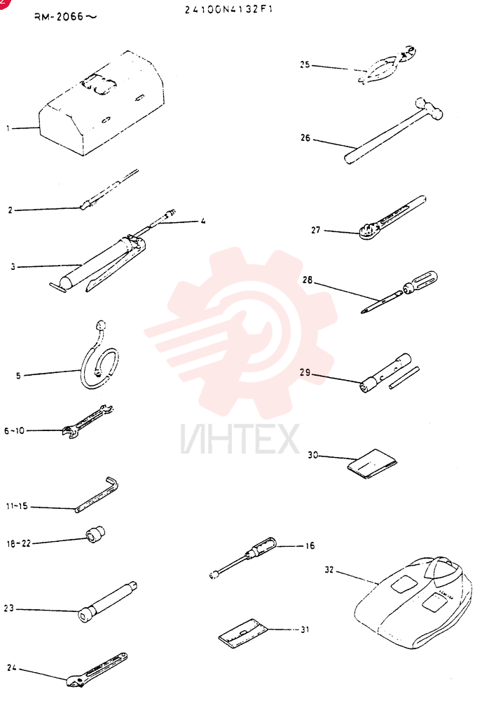 TOOL KIT 24100N4132F1