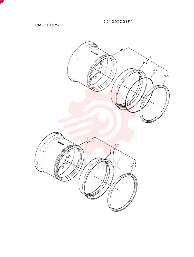 WHEEL 24100T208F1