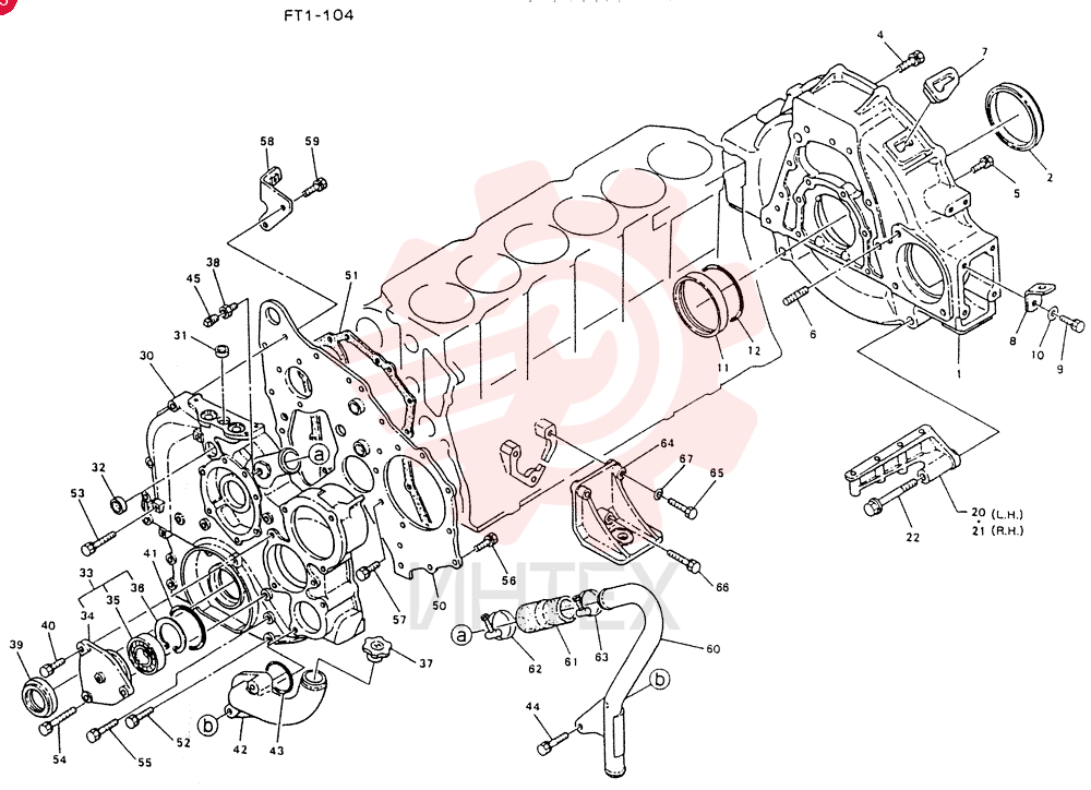 HOUSING,FLYWHEEL, Start Serial: 26475-