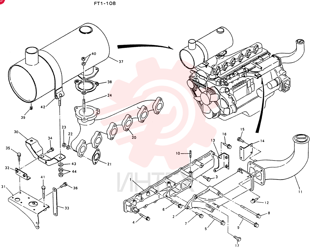MANIFOLD, INTAKE, Start Serial: 26475-
