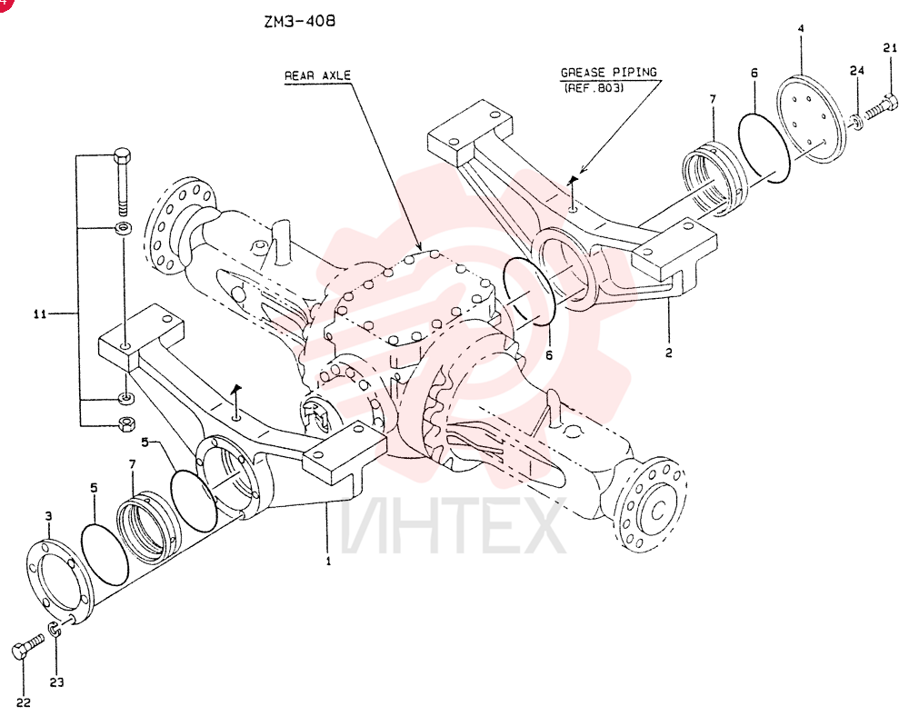 Схема (LK550) - MARK II WHEEL LOADER ASN RM2201 (1/91-12/06) 9K2009