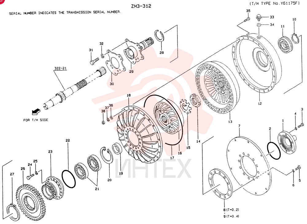 Схема (LK550) - MARK II WHEEL LOADER ASN RM2201 (1/91-12/06) 9K2390